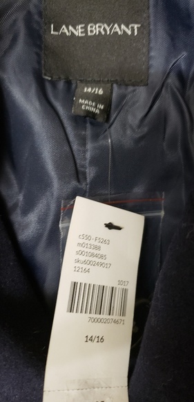 NWT Double Breasted Navy Coat - Picture 5 of 5